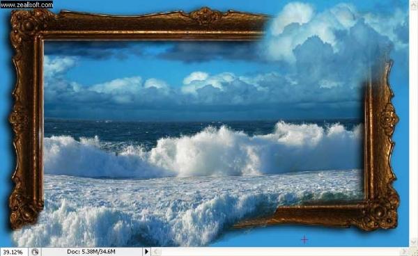 Creation of blue wonder: Step 3